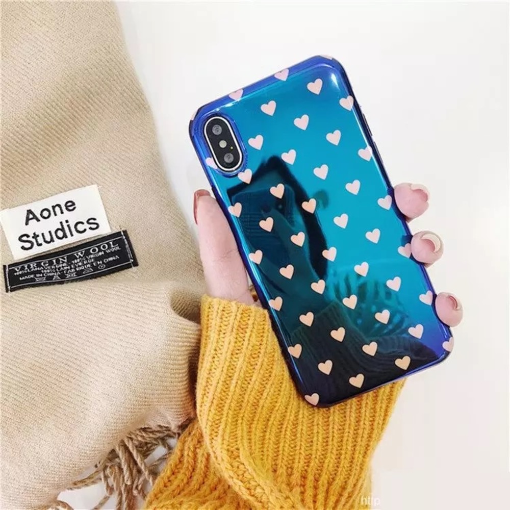 iPhone XR/XS/Max/8/+❤️️chic heart phone case - Picture 5 of 7